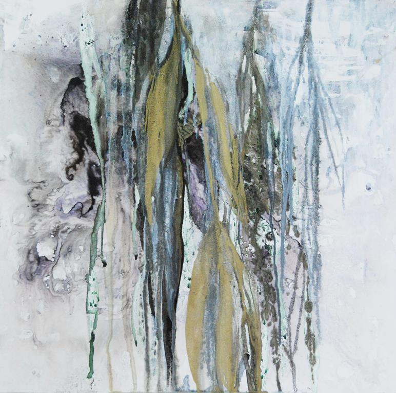 Weeping Willow 14 Mixed technique on paper 37x37 cm 2015
