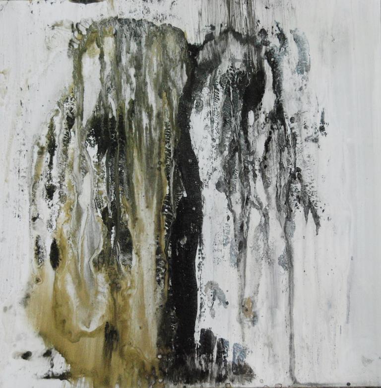 Weeping Willow 18 Mixed technique on paper 37x37 cm 2015