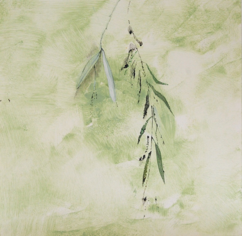Weeping Willow 21 Mixed technique on paper 37x37 cm 2015