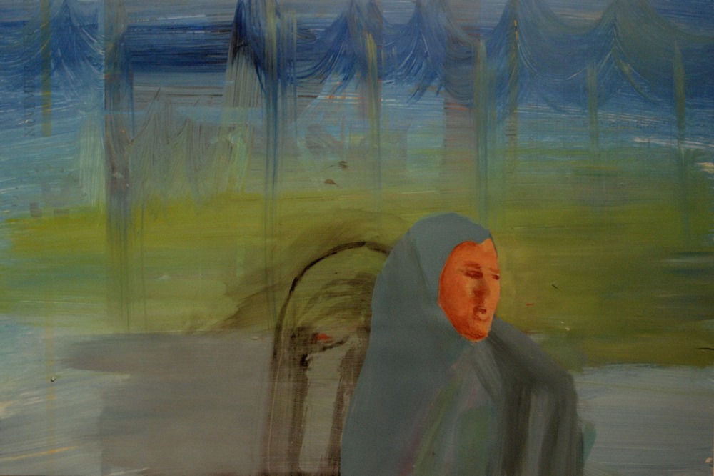 Woman acrylic on paper 42x55 cm 2013