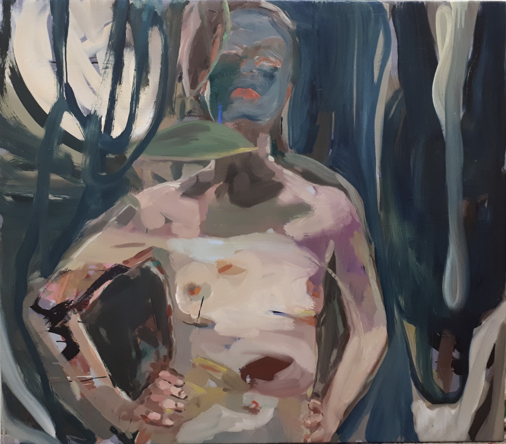 Nude 3 (Self-portrait) 2018 Oil on canvas, 150x130