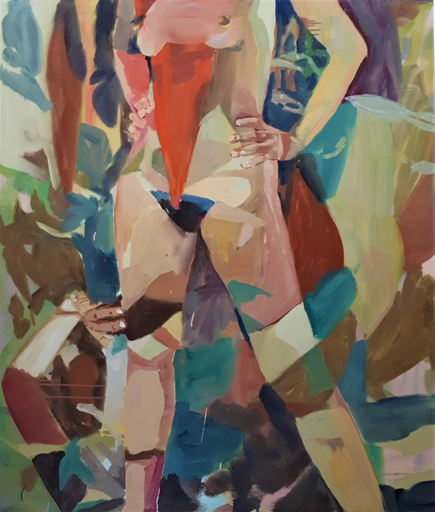 Nude 6 (Self-portrait) 2018 Oil on canvas, 150x130