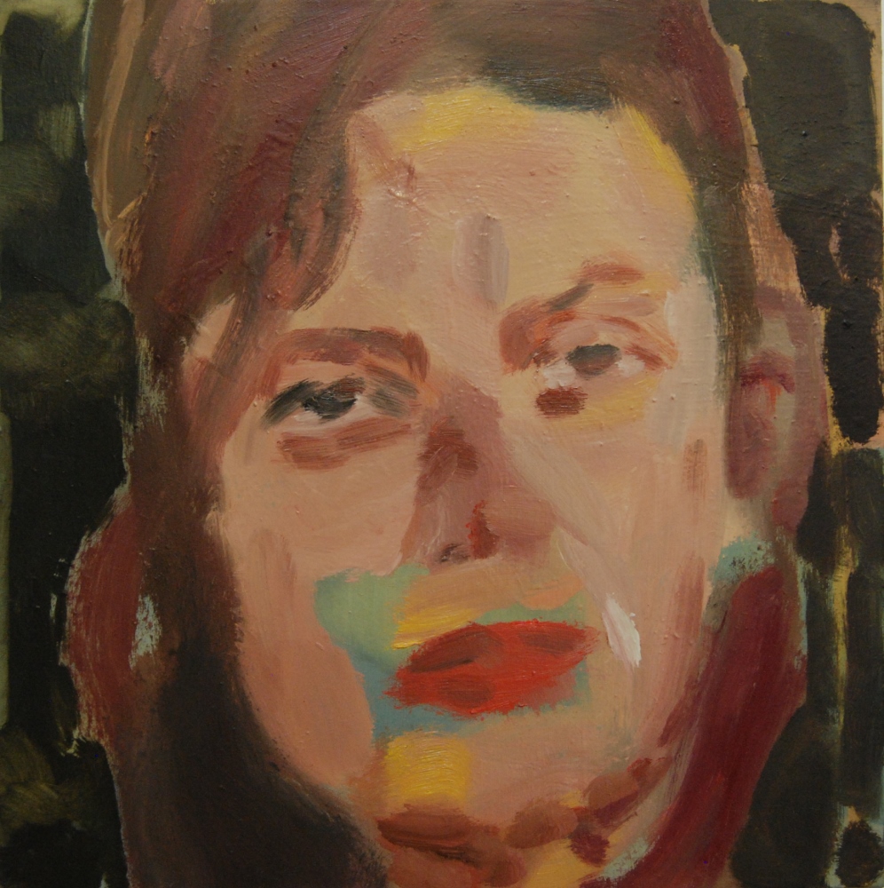 Self-portrait 3 2018 Oil on canvas, 50x50