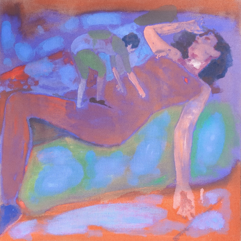 In Treatment 61x62 Cm Oil On Plywood 2020
